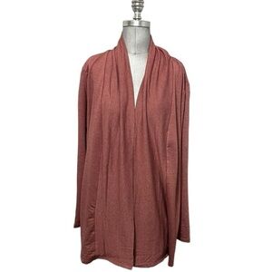 Jockey Open Cardigan Soft On The Go Versatility Red Size 1X